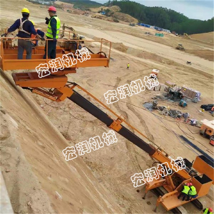 建筑工程專(zhuān)用護坡錨固鉆機，高邊坡鉆機
