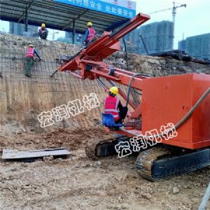 生產(chǎn)多功能液壓錨固鉆機，山體護坡鉆孔機