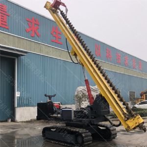 直銷(xiāo)光伏履帶鉆孔機，螺旋光伏鉆孔機